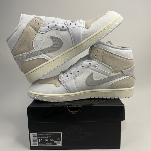 Nike Air Jordan 1 Retro Mid SE Craft “Tech Grey” 2023 - Picture 3 of 4